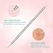 AMTOK Blackhead Remover Tool Kit 5 Pcs Set Acne Pimple Comedone Extractor Tool for Whitehead Popping Zit and Facial Blemishes Removal