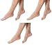 Blinkin Pack of 3 Skin Ultra-Thin Transparent Nylon Summer Skin Socks for women/Girl