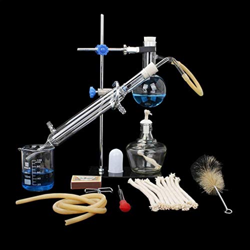 Preisvergleich Produktbild Glaswaren labware Labware destillation Laborglas Industriewissenschaft Destillierapparat Reintau Reinigung Ätherische Öle herstellen Alkohol Destilliertes Wasser Filterchemikalie