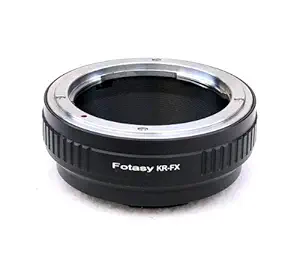 Fotasy Konica Hexanon AR lens to Fujifilm X-Mount Camera X-Pro1 X-Pro2 X-E1 X-E2 X-E2S X-M1 X-A1 X-A2 X-A3 X-A10 X-M1 X-T1 X-T2 X-T10 X-T20 Adapter