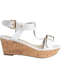 Sandalias de Mujer MTNG 58356 VACHE BLANCO