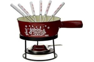 Table&cook set per fonduta chalet rosso hhf-078