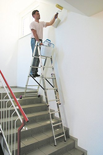 Krause Corda Alu VielzweckLeiter Treppenleiter 3×10 Sprossen Alu Stehleiter - 8