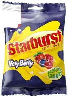 Starburst Fruit Chews Very Berry (150g x 3)