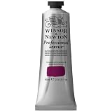 Cumple ASTM D4236 Winsor & Newton Professional - Pintura acrílica tubo 60 ml, color Magenta quinacridona