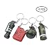 Produktbild AOLVO 4 Packs PUBG Weapon Schlüsselanhänger, Playerunknowns Battlegrounds Schlüsselanhänger Alloy Spiel Keying Frag Grenade Betäubung Grenade Rauchgranate Öltank
