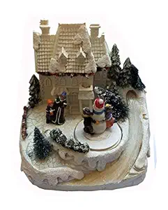 Salvus APP SOLUTIONS Plastic House Showpiece for Home-Office Decor & Gift (6x6 Inch)