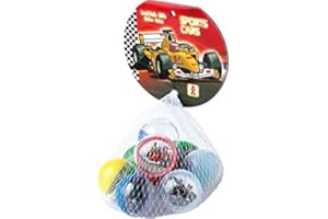 Dulcop Bolas de plástico, mármoles del Coche, 9 Bolas Canicas plasticas