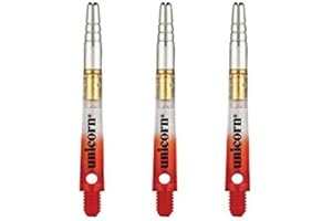Dart Stems Unicorn Gripper Fûts de fléchettes rotatifs à 360° Bicolore dégradé Couleur au choix