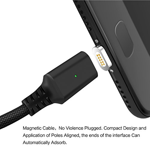 Magnetic-Cable-MENGGOOD-USB-Charging-Cable-Nylon-Braided-Micro-USB-Magnet-Charger-Data-Cables-Android-Charge-Line-for-Samsung-Galaxy-S2-S3-S4-S5-Huawei-LG-Sony-HTC-Kindle-PS4-Controller-etc