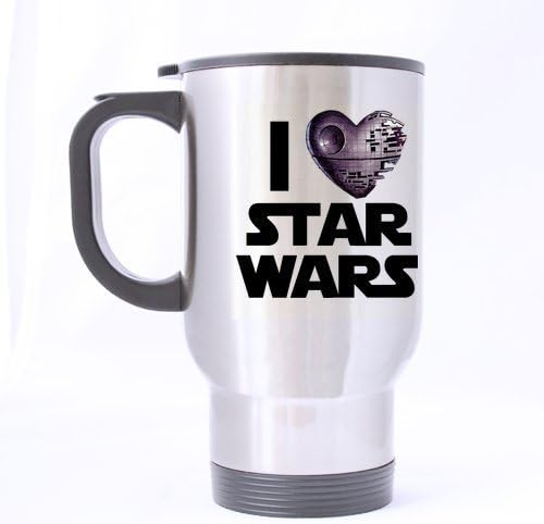 I Love Star Wars Custom Travel Mug (sliver) by Morimo