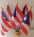 Produktbild 5 des Porto Rico Flagge Chefsessel Tisch mit Basis Gold
