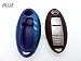 Produktbild Hochglanz Hard Shell Case Cover Für 2 3-Taste Keyless-Schlüsselanhänger-Fernbedienung (blau)