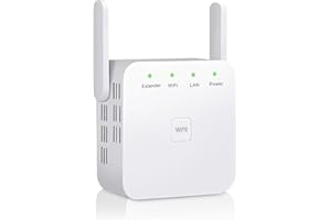 GPVKO 2025 Newest WiFi Extender, WiFi Booster, 2 Antennas Up to 5000 Sq.ft and 50 Devices, WiFi Repeater, Wireless Internet Repeater with Ethernet Port, 1-Click Setup, Access Point, UK plug - White