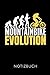 Produktbild MOUNTAINBIKE EVOLUTION NOTIZBUCH: Geschenkidee für Mountainbiker und Radfahrer | Notizbuch mit 110 linierten Seiten | Format 6x9 DIN A5 | Soft cover ... Autorennamen für mehr Designs zu diesem Thema