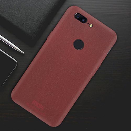 HUILIAN Mobile Phone Cases &amp; Covers, MOFI OnePlus 5T Ultra-thin TPU Soft Frosted Protective Back Cover Case (Color : Wine red)