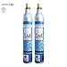 Produktbild 2 x CO2 Zylinder Kohlensäure 425g Flasche inkl. Füllung bis zu je 60 L f. Soda-Stream Wasser-Maxx