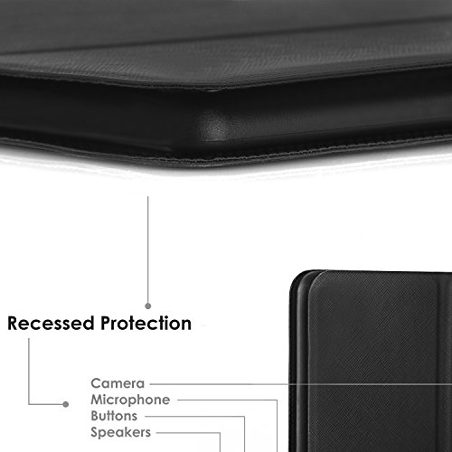 Forefront Cases® Neue Leder Hülle / Tasche / Case / Cover für Sony SGP611 Xperia Z3 Tablet Compact 20,3 cm (8 Zoll) – Rundum-Geräteschutz und intelligente Auto-Sleep-Wake-Funktion mit 3-JAHRES-GARANTIE VON FOREFRONT CASES - 7