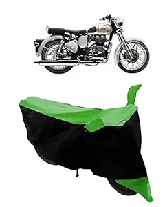GANPRA Presents Two Wheeler Bike Cover Compatible with Royal Enfield Classic 350 All Weather Protection (Green)