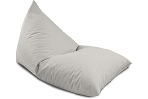 rucomfy Beanbags Large Humbug Indoor/Outdoor Chair Bean Bag, Water Resistant Recliner Support Home and Garden Chair 90 x 140 x 116cm ()