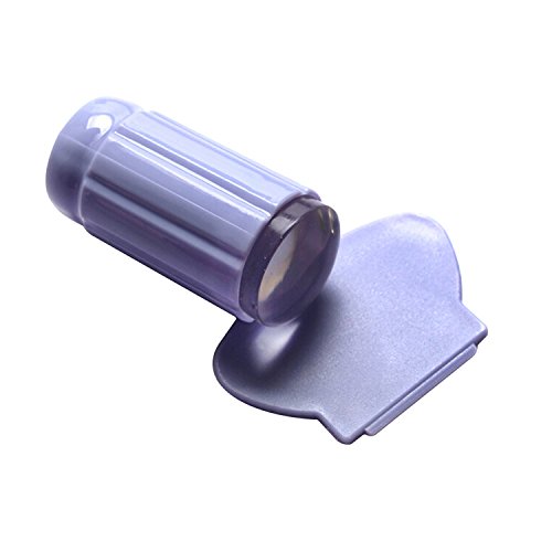 Bluelans® DIY Nail Art Stamping Stamper Scraper Image Plate Transfer Manicure Tool (Purple)