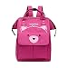 Produktbild TUDUZ Damen Mädchen-modischer Ananas-Druckreiserucksack-Mädchen-Campus-Art-Freizeit-Rucksack Rucksackhandtaschen(Hot Pink)