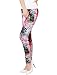 Allegra K Women Elastic Waist Cartoon Graffiti Skinny Leggings Footless Tights
