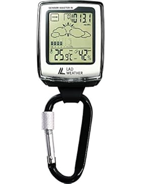 [Gesponsert][LAD WEATHER] American Sensor Karabinerhakenuhr Altimeter/Barometer/Digitalkompass/Wettervorhersage/Hygrometer...