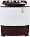 LG 8.0 kg Semi-Automatic Top Loading Washing Machine (P9042R3SM, Burgundy) RS.15349.00