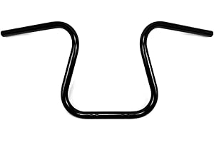 WESTLAND CUSTOMS 7/8 Pouce (22mm) Guidon Universel Bobber One Noir