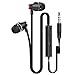 Produktbild Headsets,OHQ Für iPhone 3,5mm Kolben In-Ear-Stereo-Ohrhörer Kopfhörer Headset Kopfhörer Farbe Schwarz für MID / Smart MP3 / MP4 / CD / Handys / Radios