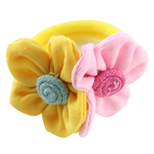 HABI mehrfarbig vielfältig Designs Haarspange Haargummi Blume Fliege Schleife Pferdeschwanz  für Mädchen - 4