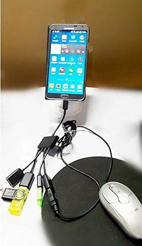 SAWAKE 4 Port Micro USB Power Aufladen OTG Hub Host Spiltter, Verteiler, Adapter Kable - 3