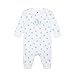 Bluezoo Kids Babies Blue Star Print 'Little Brother' Sleepsuit 3-6 Months