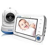 Luvion 71 Supreme Connect Digitales Babyphone mit Videofunktion, 4,3 Zoll Farbbildschirm, Dual-Modus (optional WiFi), weiß