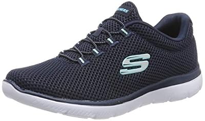 Skechers Summits, Baskets Femme, Bleu (Navy/Light Blue Nvlb), 38 EU
