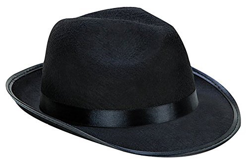 Preisvergleich Produktbild Kangaroo Black Fedora Gangster Hat