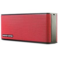 Energy Sistem Music Box B2 - Altavoz portátil inalámbrico (Bluetooth, entrada de audio, manos libres, batería) rojo coral