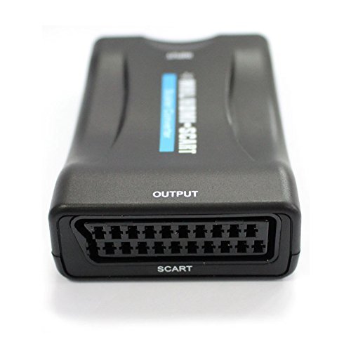 BW HDMI zu Composite Video SCART Stecker Stereo Audio Konverter SKY HD Blu-Ray Makibes Ausführung mit einem Reinigungstuch (HDMI to SCART) - 3