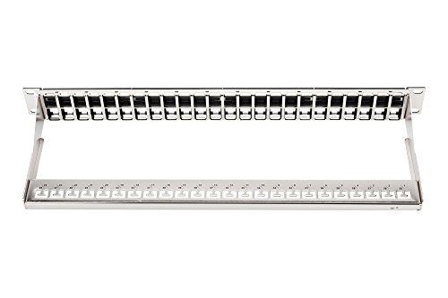 DIGITUS Professional DIGITUS Modulares Patch Panel, geschirmt, 48-Port, Beschriftungsfeld, 1HE, Rack Mount, schwarz - 2
