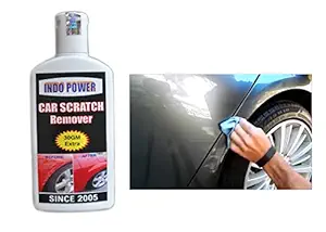 INDOPOWER CN17- CAR Scratch Remover 100gm.All Colour Car & Bike Scratch Remover, Advanced Formula Rubbing Compound (Not for Dent & Deep Scratches)