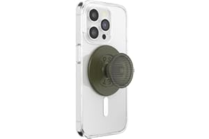 PopSockets Agarre para teléfono MagSafe con Soporte, Soporte magnético, Parte Superior Intercambiable, sujeción Segura para Fundas MagSafe de iPhone, Agarre para teléfono y Tableta, Fatiga estriada