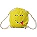 Produktbild Trend-Bag mit Aufdruck - Emoji Smilie - 65201 - Turnbeutel Sporttasche Rucksack
