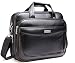 Produktbild BOLO Cuero 15.6 pulgadas Ordenador portátil Maletín Resistente al agua Bolso de hombro Grande Funktional Geschäft Tragetasche zum Computer (Schwarz-BC1)