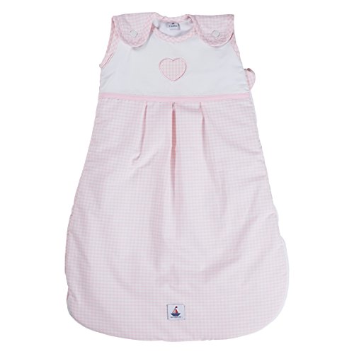 Preisvergleich Produktbild Hansekind TW16032 Schlafsack Herz, 6-18 M, 90 cm, rosa