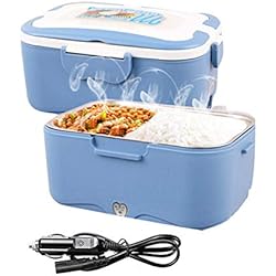 AUTOPkio Caja de Almuerzo Eléctrica de Camión, Calentadores Eléctricos Portátiles, 24V 35W Calentador de Alimentos Para Camión Caja de Almuerzo de Conductor 1.5L Calefacción de Recipiente Bento(24V)