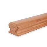 Oberfläche: lackiert Handlauf Buche - 55x50mm - Omega lackiert, 1800mm