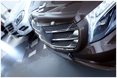 tuning-art 3308 Bandes de Chrome Grill de l'acier Inoxydable