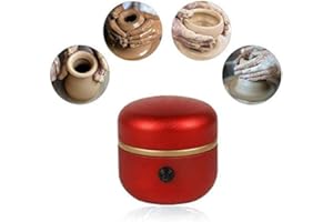 S SMAUTOP Mini Pottery Wheel Machine,1500RPM Electric Turntable Fingertip DIY Clay Tool with Tray for Adults Kids Ceramics Art