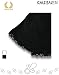 LEGGINGS BABY GIRL WITH LACE | NEWBORN TRAUSERS IN MICROFIBRE | 50 DEN | BLACK, WHITE | 12, 18, 24, MONTHS | MADE IN ITALY | (18 Months, BLACK)